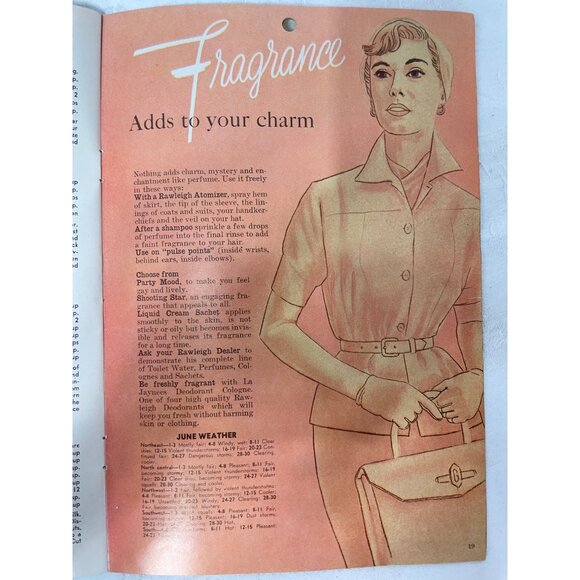 1956 Rawleighs Good Health Guide Almanac & Cook Book - Picture 14 of 16